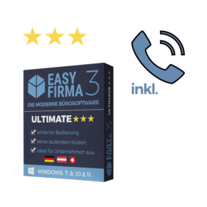 EasyFirma 3 inklusive 1 Jahr Support