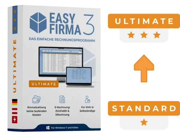 EasyFirma 3 Lizenzupgrade von Standard auf Ultimate