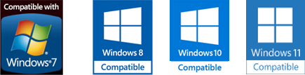 Kompatibel mit Windows 7, 8, 10, 11