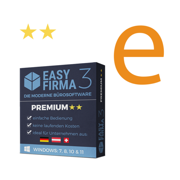 EasyFirma 3 Premium + Zusatzmodul E-Rechnung