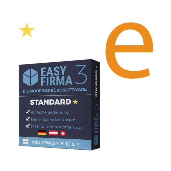 EasyFirma 3 Standard + Zusatzmodul E-Rechnung