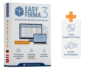 EasyFirma 3 Ultimate + DATEV-Schnittstelle und Support