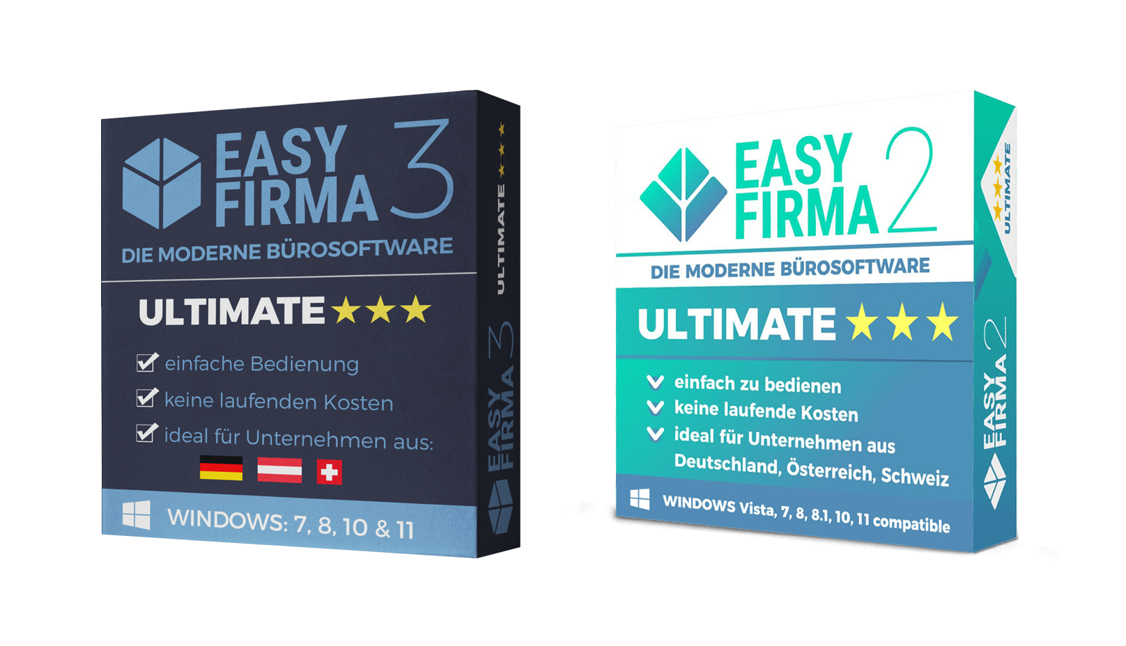 Vergleich: EasyFirma 3 und EasyFirma 2