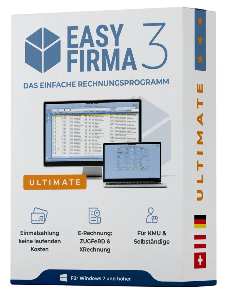 Buchhaltungssoftware EasyFirma für kleine Unternehmen