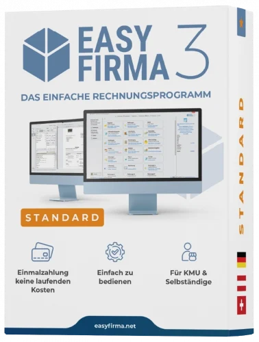 Rechnungsprogramm EasyFirma 3 Standard Softwarebox