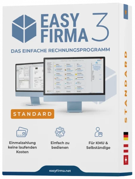 Rechnungsprogramm EasyFirma 3 Standard Softwarebox